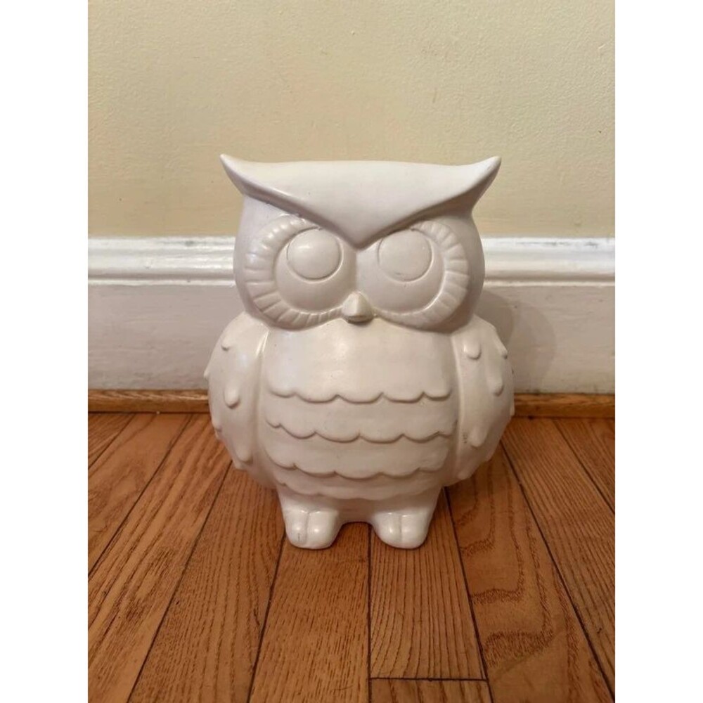 Owl piggy bank coin bank heavy kids teens Y2K classic movie tvshow
